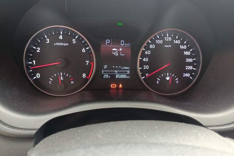 Used Hyundai Celesta 2018 1.6L Automatic GL Enjoyment Version China V Standard Odometer Close Up