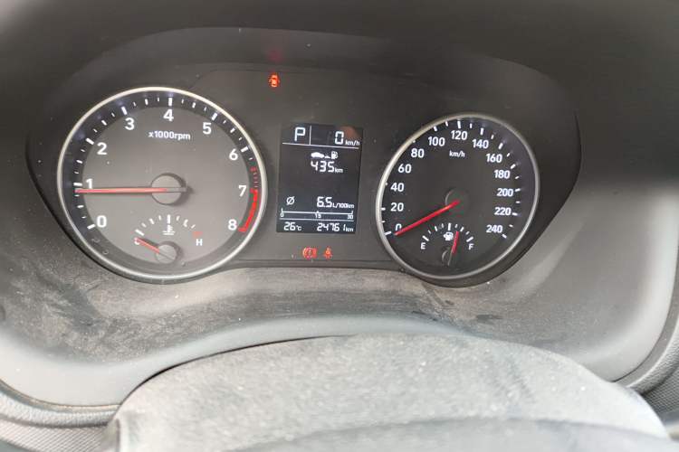 Used Hyundai Celesta 2018 1.6L Automatic GL Enjoyment Edition China VI compliant Odometer Close Up