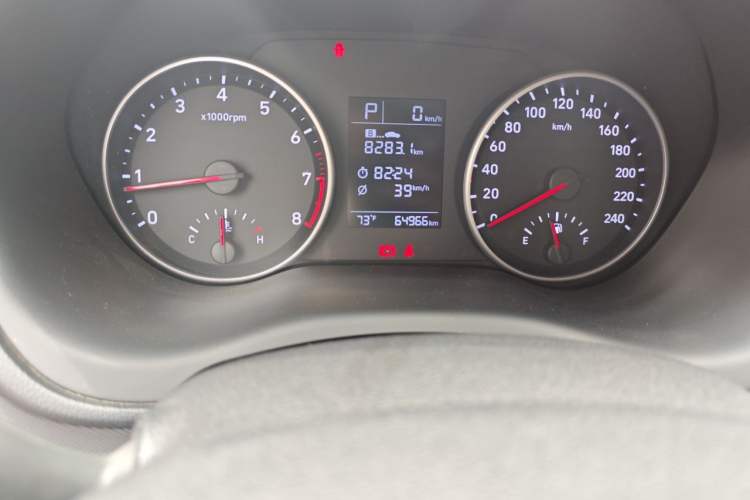 Used Hyundai Celesta 2018 1.6L Automatic GL Enjoyment Edition China VI compliant Odometer Close Up