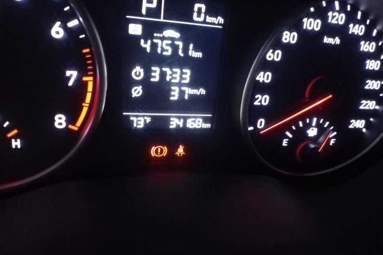 Used Hyundai Celesta 2018 1.6L Automatic GL Enjoyment Version China V Standard Odometer Close Up