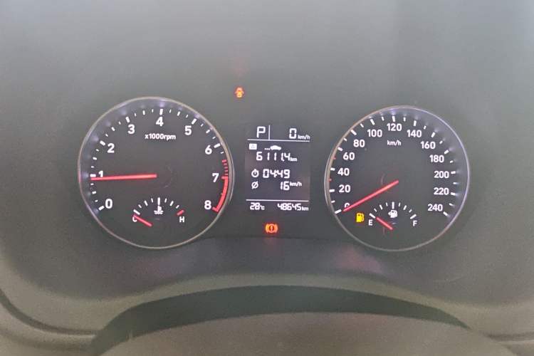 Used Hyundai Celesta 2018 1.6L Automatic GL Enjoyment Version China V Standard Instrument Cluster