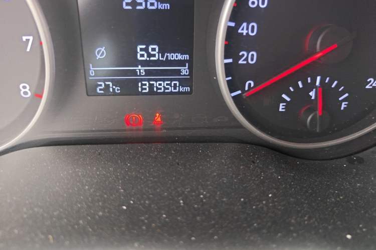 Used Hyundai Celesta 2018 1.6L Automatic GL Enjoyment Edition China VI compliant Odometer Close Up