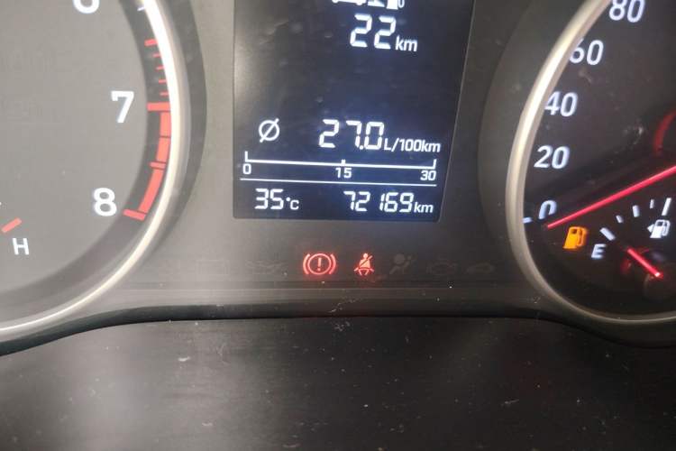 Used Hyundai Celesta 2018 1.6L Manual Enjoyment Version GLS China V Standard Odometer Close Up