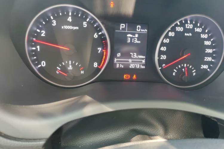 Used Hyundai Celesta 2018 1.6L Automatic GL Enjoyment Version China V Standard Odometer Close Up