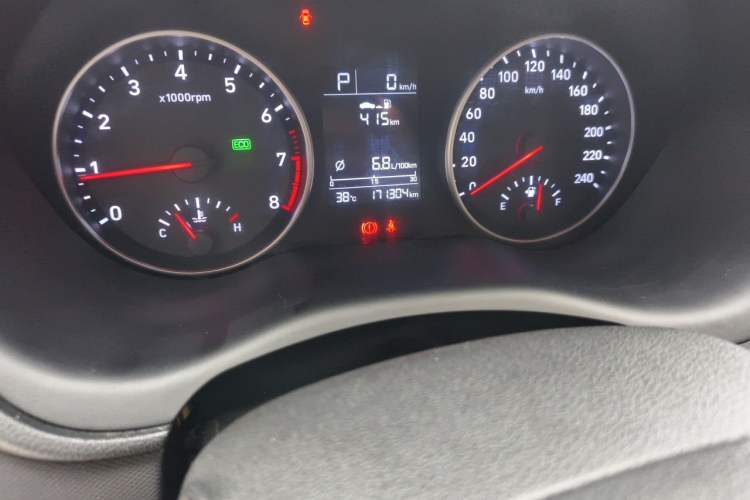 Used Hyundai Celesta 2018 1.6L Automatic GL Enjoyment Edition China VI compliant Odometer Close Up