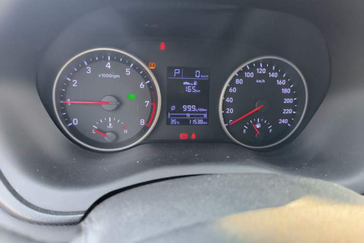 Used Hyundai Celesta 2018 1.6L Automatic GL Enjoyment Edition China VI compliant Odometer Close Up
