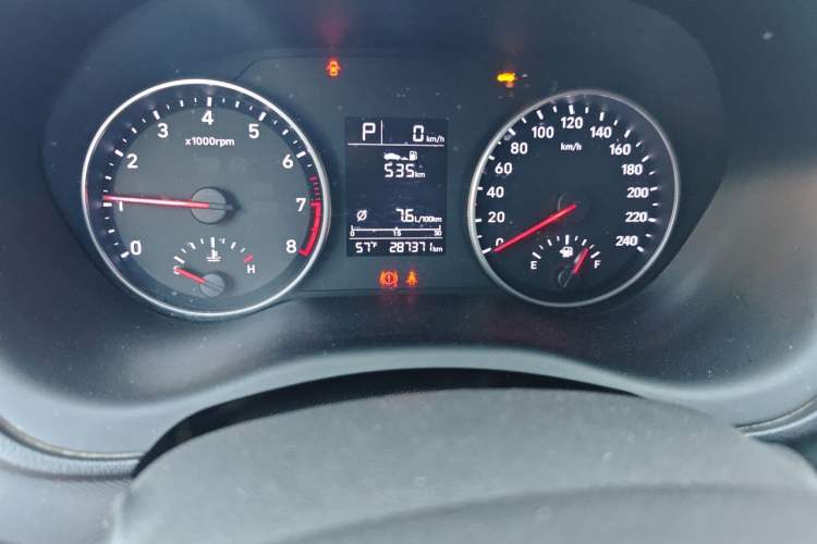 Used Hyundai Celesta 2018 1.6L Automatic GL Enjoyment Version China V Standard Odometer Close Up