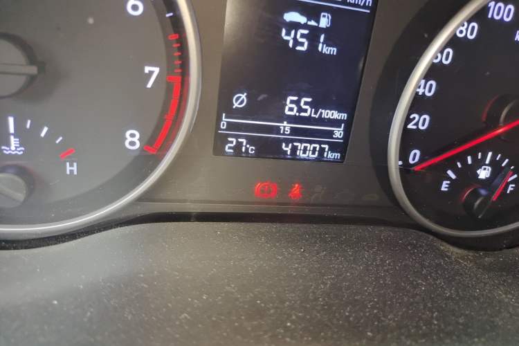Used Hyundai Celesta 2018 1.6L Automatic GL Enjoyment Edition China VI compliant Odometer Close Up