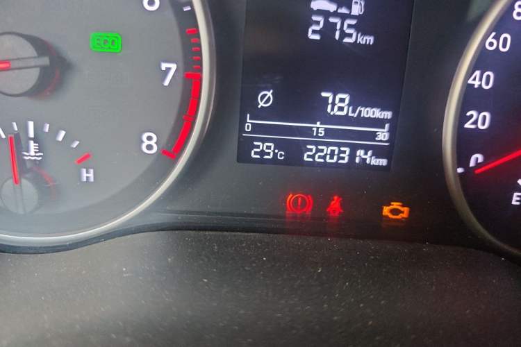 Used Hyundai Celesta 2018 1.6L Automatic GL Enjoyment Version China V Standard Odometer Close Up