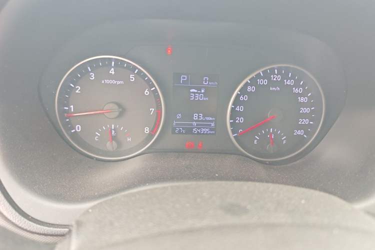 Used Hyundai Celesta 2018 1.6L Automatic GL Enjoyment Version China V Standard Odometer Close Up