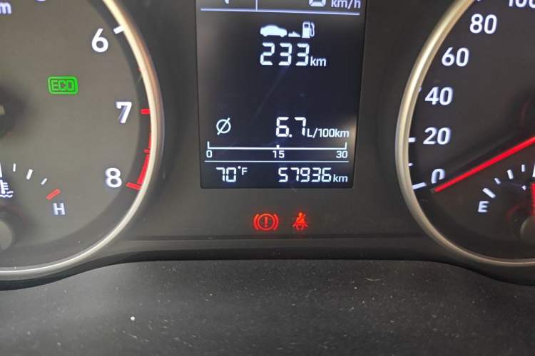 Used Hyundai Celesta 2018 1.6L Automatic GL Enjoyment Edition China VI compliant Odometer Close Up