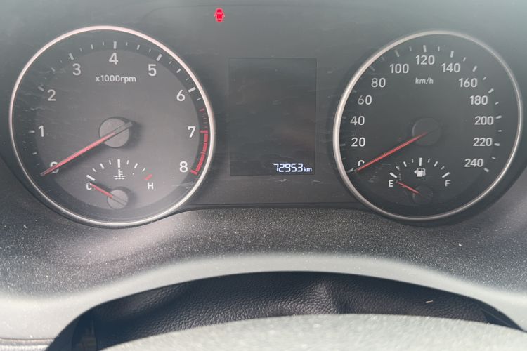 Used Hyundai Celesta 2018 1.6L Automatic GL Enjoyment Version China V Standard Odometer Close Up