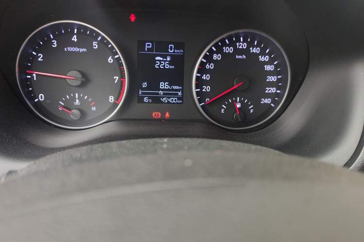 Used Hyundai Celesta 2018 1.6L Automatic GL Enjoyment Edition China VI compliant Odometer Close Up