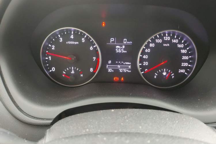 Used Hyundai Celesta 2018 1.6L Automatic GL Enjoyment Version China V Standard Odometer Close Up