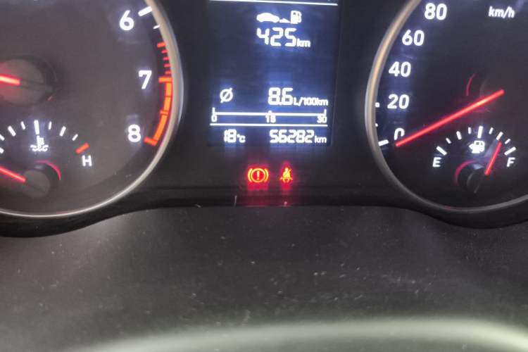 Used Hyundai Celesta 2018 1.6L Automatic GL Enjoyment Edition China VI compliant Odometer Close Up