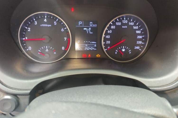 Used Hyundai Celesta 2018 1.6L Automatic GL Enjoyment Edition China VI compliant Odometer Close Up