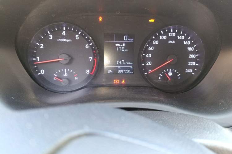 Used Hyundai Celesta 2018 1.6L Manual GL Enjoyment Edition China VI compliant Odometer Close Up