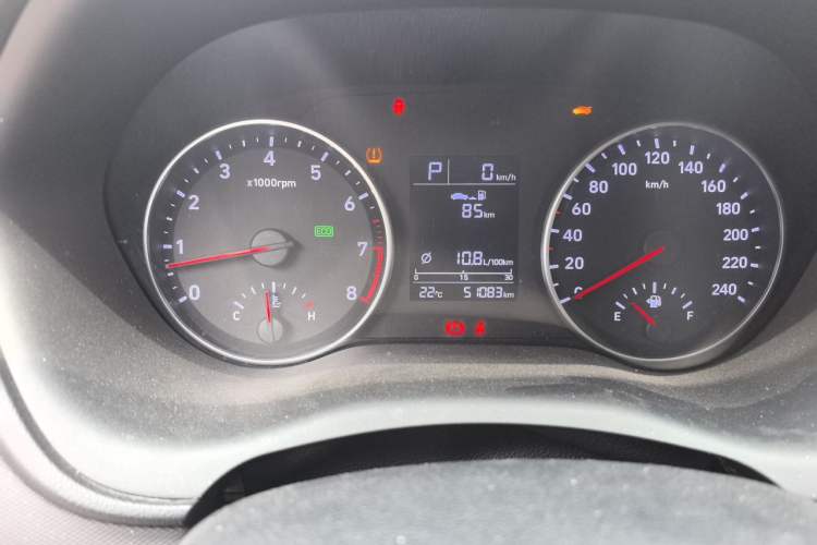 Used Hyundai Celesta 2018 1.6L Automatic GL Enjoyment Edition China VI compliant Odometer Close Up