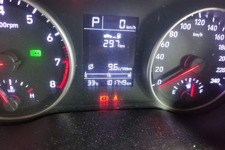 Used Hyundai Celesta 2018 1.6L Automatic GL Enjoyment Version China V Standard Odometer Close Up