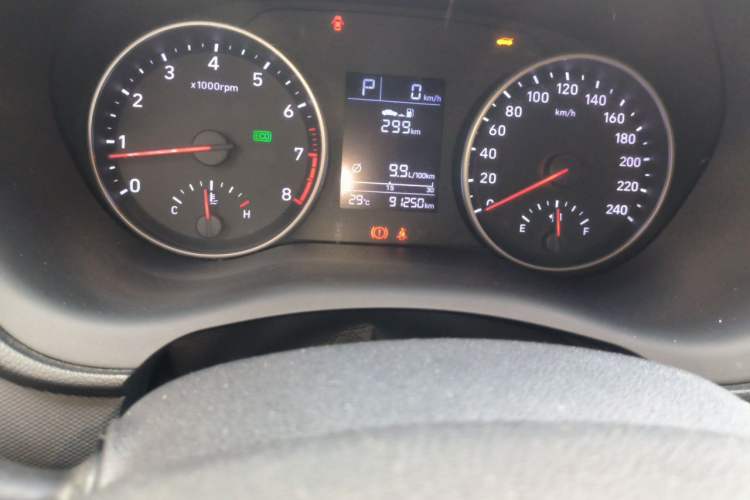 Used Hyundai Celesta 2018 1.6L Automatic GL Enjoyment Version China V Standard Odometer Close Up