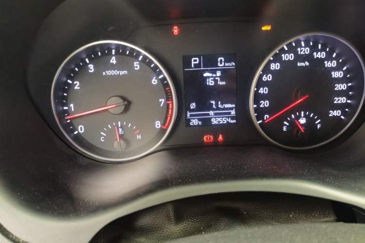 Used Hyundai Celesta 2018 1.6L Automatic GL Enjoyment Edition China VI compliant Odometer Close Up