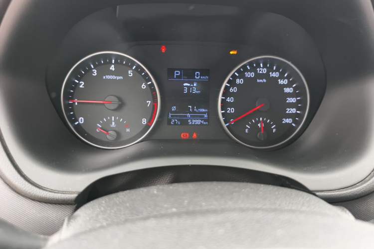 Used Hyundai Celesta 2018 1.6L Automatic GL Enjoyment Version China V Standard Odometer Close Up