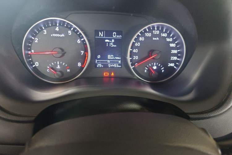 Used Hyundai Celesta 2018 1.6L Automatic GL Enjoyment Version China V Standard Odometer Close Up