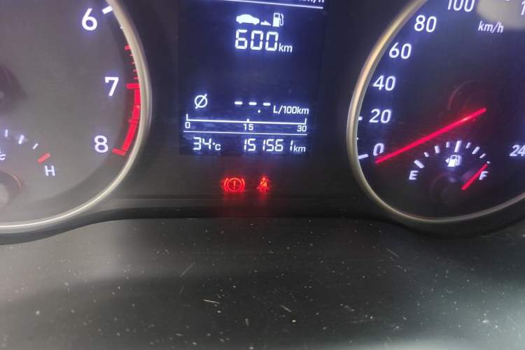 Used Hyundai Celesta 2018 1.6L Automatic GL Enjoyment Edition China VI compliant Odometer Close Up