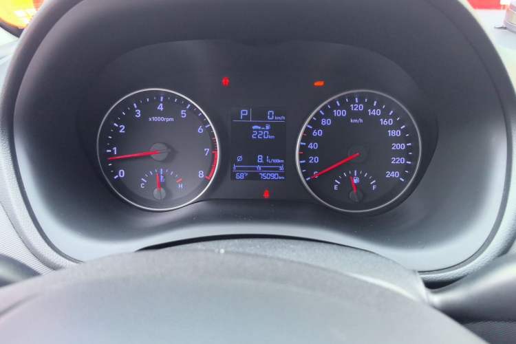 Used Hyundai Celesta 2018 1.6L Automatic GL Enjoyment Edition China VI compliant Odometer Close Up