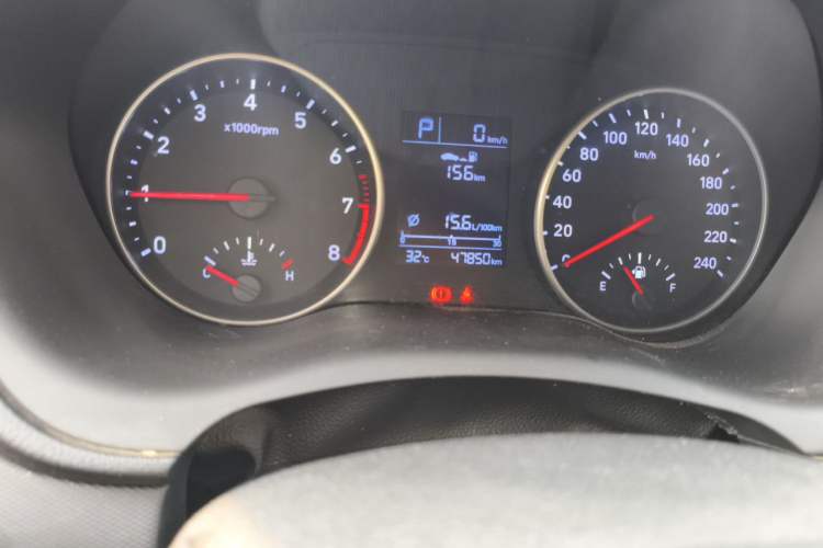 Used Hyundai Celesta 2018 1.6L Automatic GL Enjoyment Edition China VI compliant Odometer Close Up