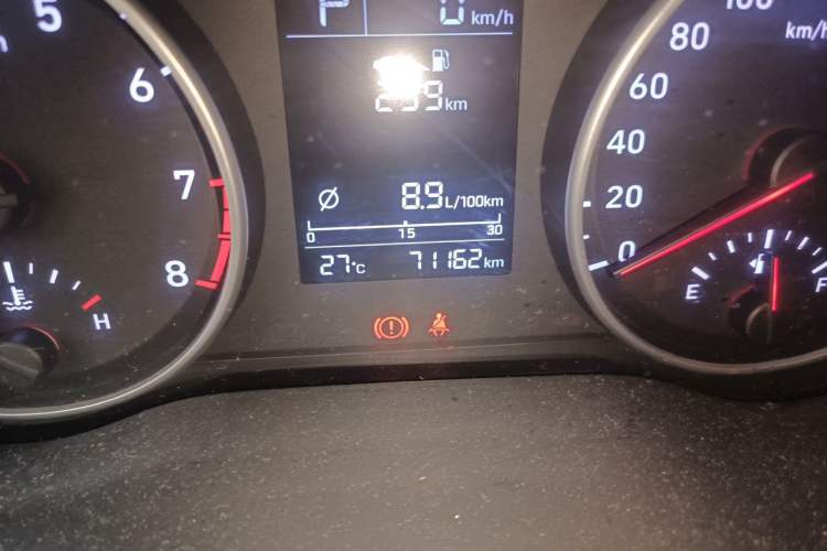 Used Hyundai Celesta 2018 1.6L Automatic GL Enjoyment Edition China VI compliant Odometer Close Up