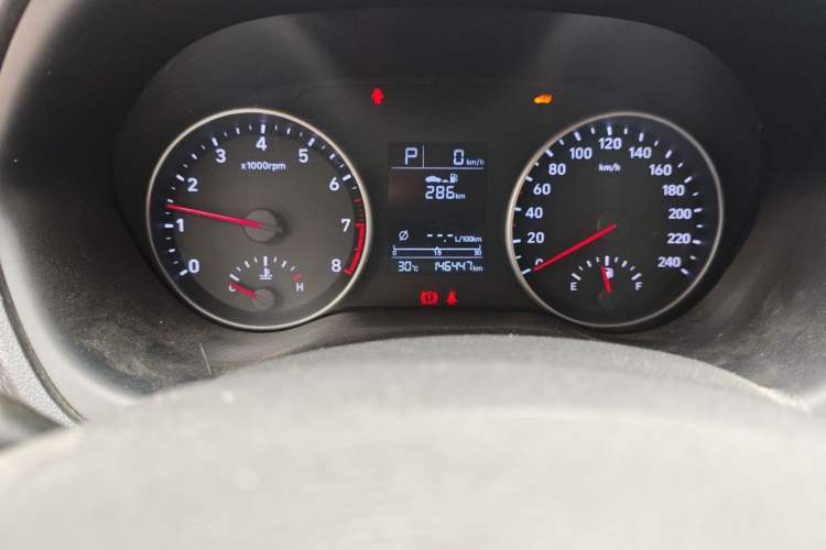 Used Hyundai Celesta 2020 1.6L Automatic GL Enjoyable Edition Odometer Close Up