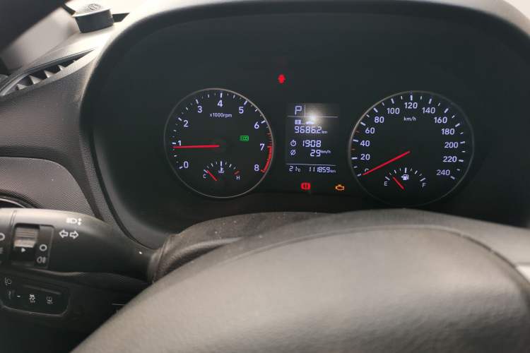 Used Hyundai Celesta 2020 1.6L Automatic GL Enjoyable Edition Odometer Close Up