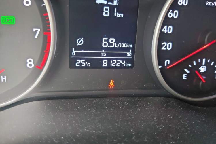 Used Hyundai Celesta 2020 1.6L Automatic GL Enjoyable Edition Odometer Close Up