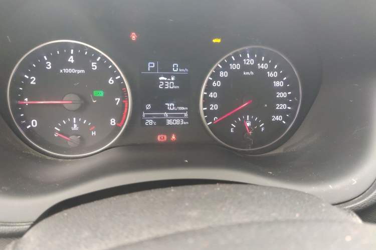 Used Hyundai Celesta 2020 1.6L Automatic GL Enjoyable Edition Odometer Close Up
