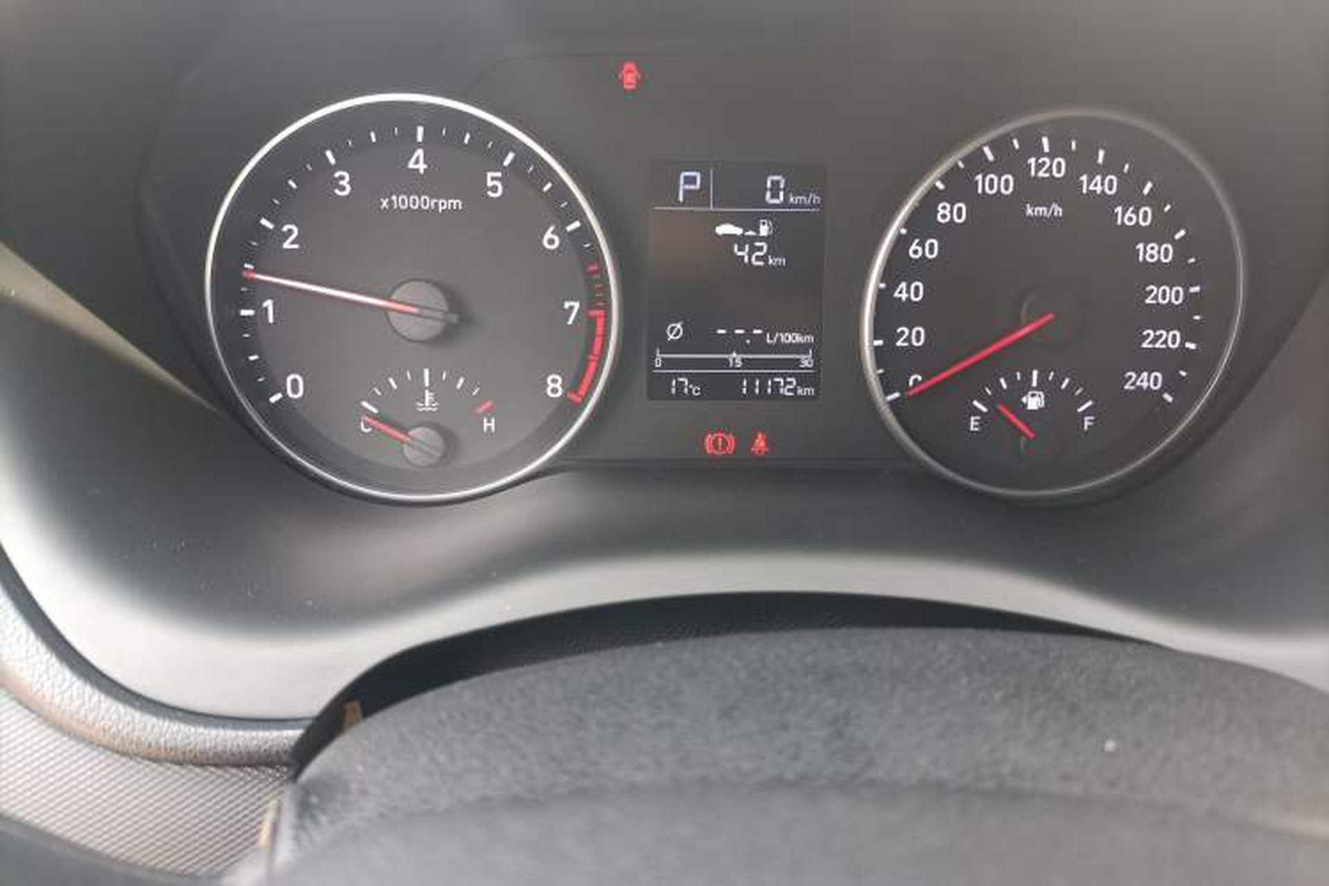 Used Hyundai Celesta 2020 1.6L Automatic GL Enjoyable Edition Odometer Close Up