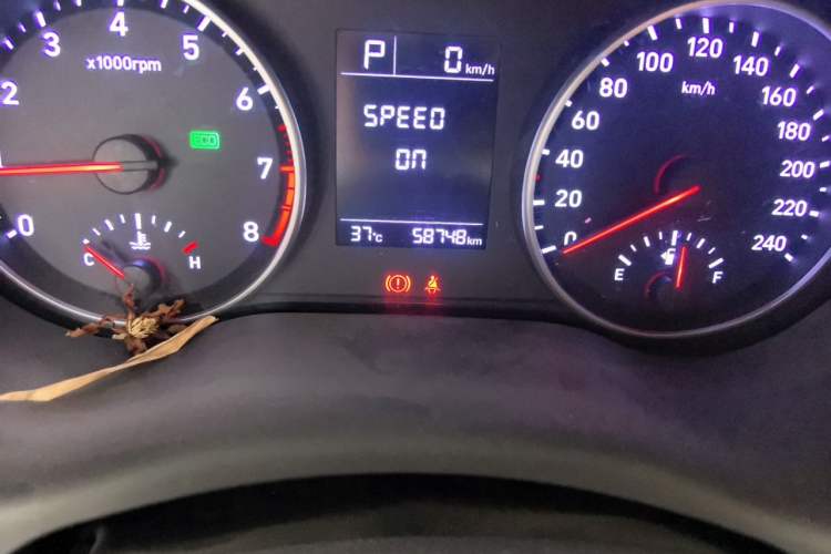 Used Hyundai Celesta 2020 1.6L Automatic GL Enjoyable Edition Odometer Close Up
