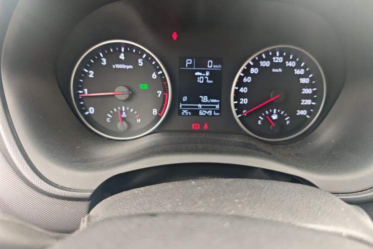 Used Hyundai Celesta 2020 1.6L Automatic GL Enjoyable Edition Odometer Close Up