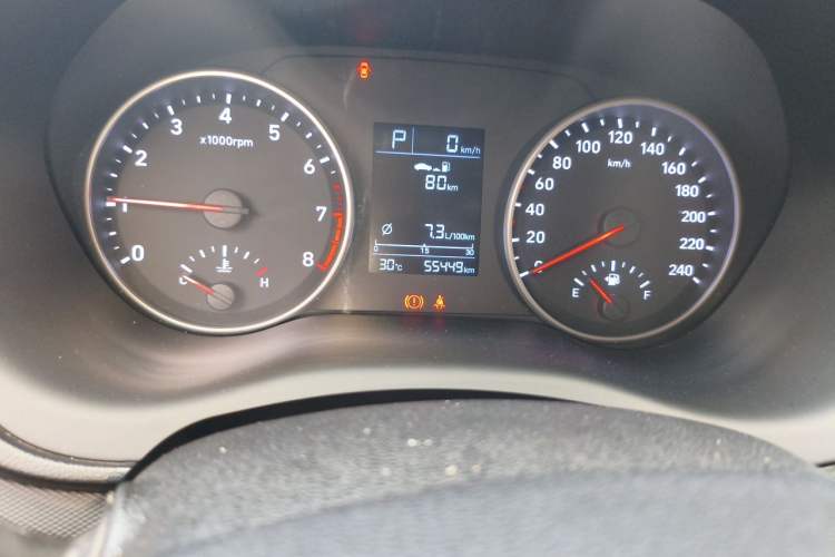 Used Hyundai Celesta 2020 1.6L Automatic GL Enjoyable Edition Odometer Close Up