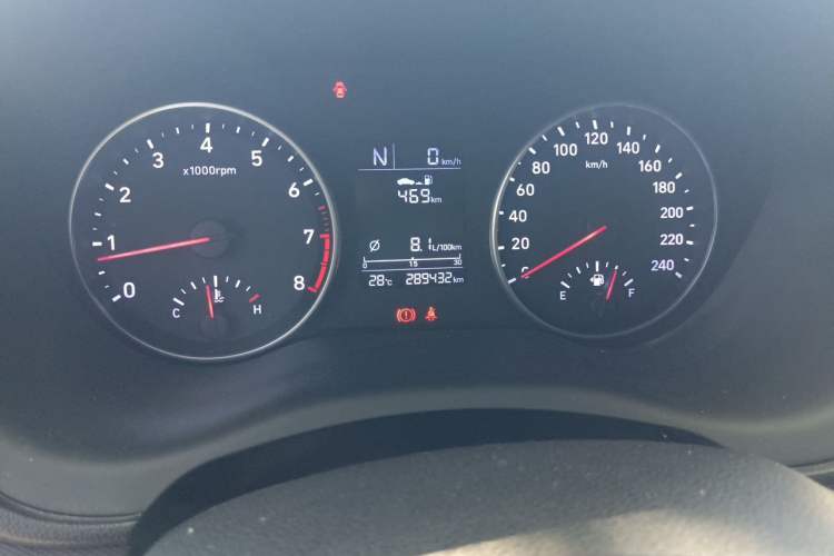 Used Hyundai Celesta 2020 1.6L Automatic GL Enjoyable Edition Odometer Close Up
