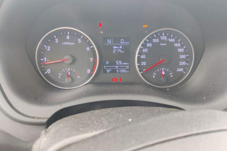 Used Hyundai Celesta 2020 1.6L Automatic GL Enjoyable Edition Odometer Close Up