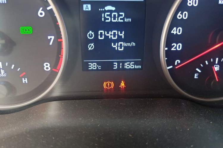 Used Hyundai Celesta 2020 1.6L Automatic GL Enjoyable Edition Odometer Close Up
