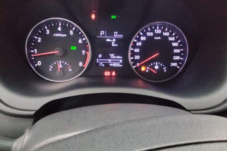 Used Hyundai Celesta 2020 1.6L Automatic GL Enjoyable Edition Odometer Close Up