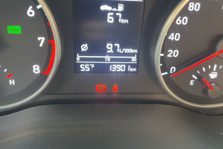 Used Hyundai Celesta 2020 1.6L Automatic GL Enjoyable Edition Odometer Close Up