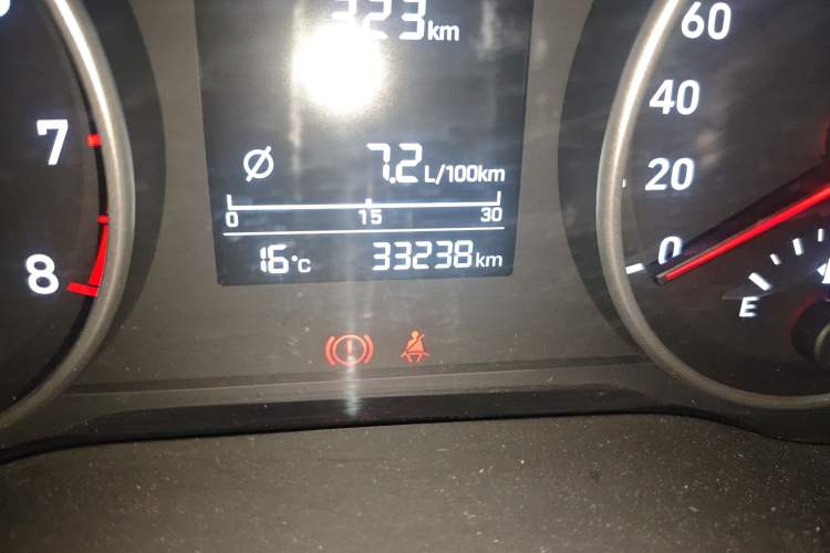 Used Hyundai Celesta 2020 1.6L Automatic GL Enjoyable Edition Odometer Close Up