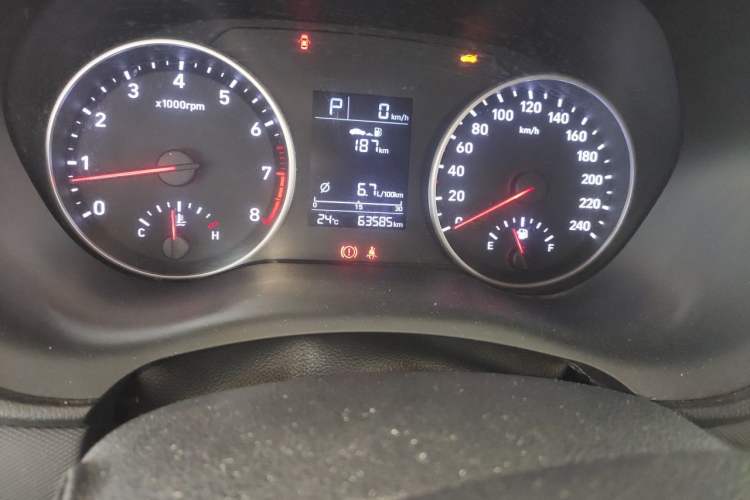 Used Hyundai Celesta 2020 1.6L Automatic GL Enjoyable Edition Odometer Close Up