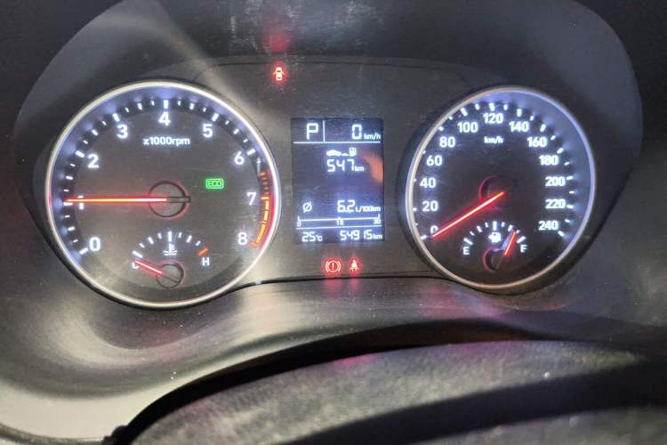 Used Hyundai Celesta 2020 1.6L Automatic GL Enjoyable Edition Odometer Close Up