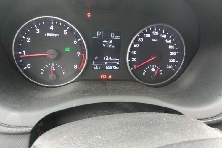 Used Hyundai Celesta 2020 1.6L Automatic GL Enjoyable Edition Odometer Close Up