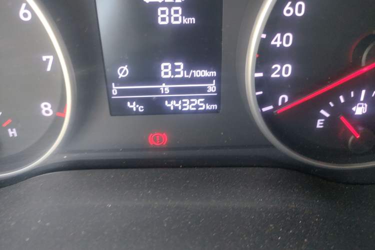 Used Hyundai Celesta 2020 1.6L Automatic GL Enjoyable Edition Odometer Close Up