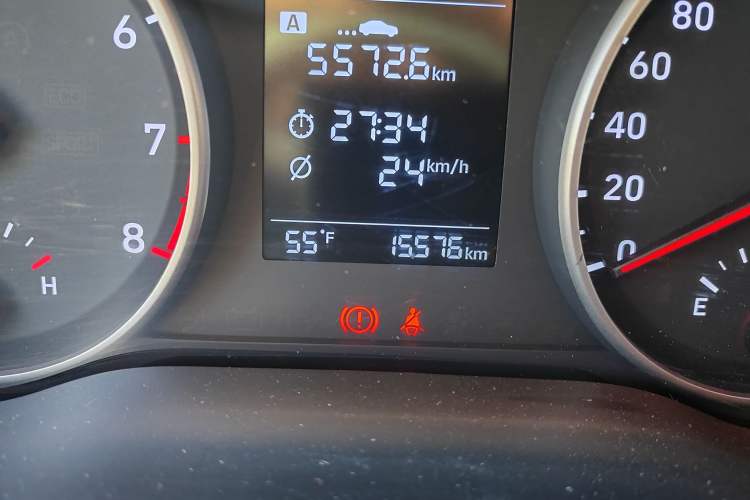 Used Hyundai Celesta 2020 1.6L Automatic GL Enjoyable Edition Odometer Close Up